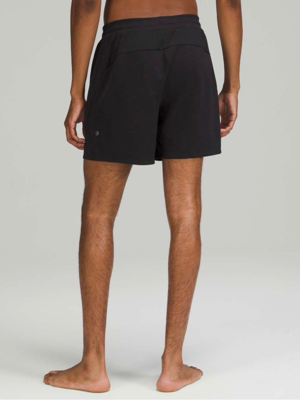 Lululemon Men's Black Balencer Performance Shorts with Everlux 6”